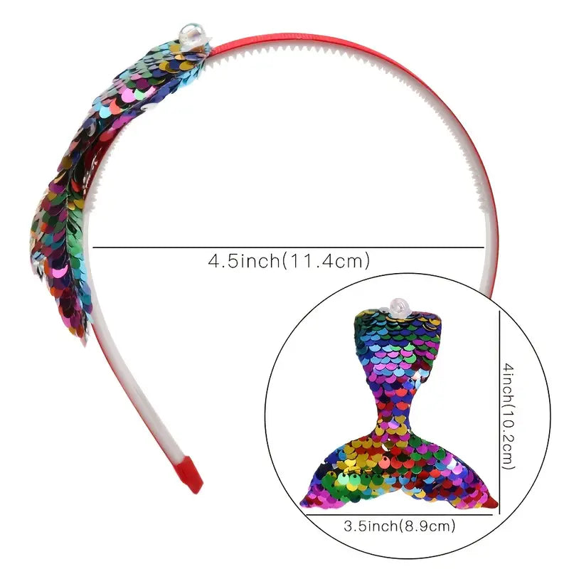 Sequin Mermaid Tail Headband