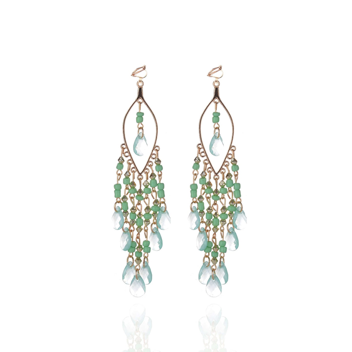 Bohemian Beaded Dangle Earrings