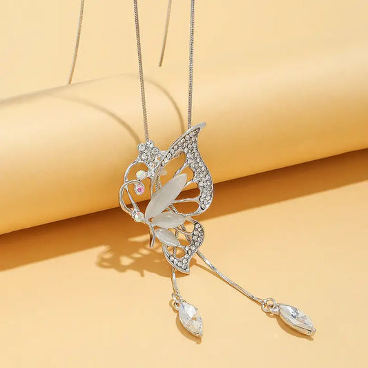 Butterfly Lariat Necklace