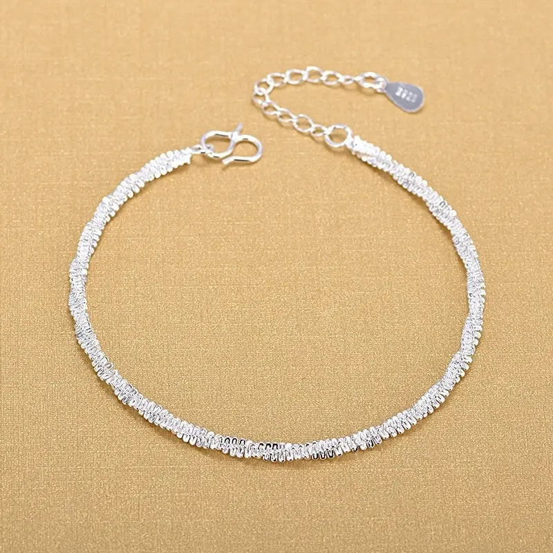 Silver Twist Bracelet