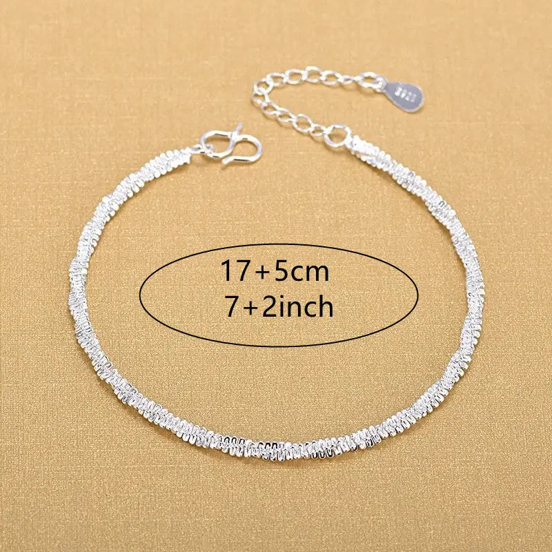 Silver Twist Bracelet