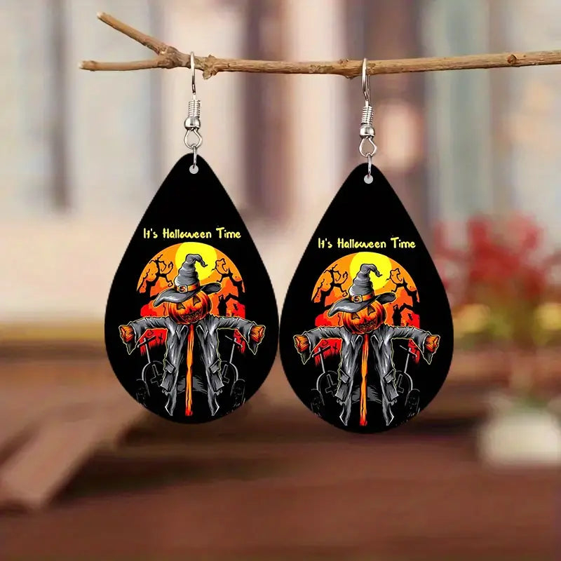 Spooky Teardrop Earrings