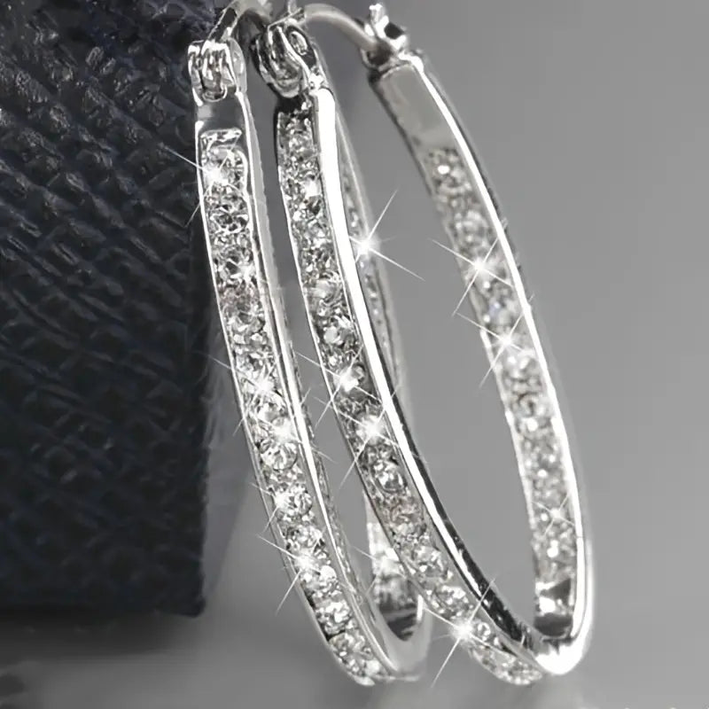 Small CZ Hoop