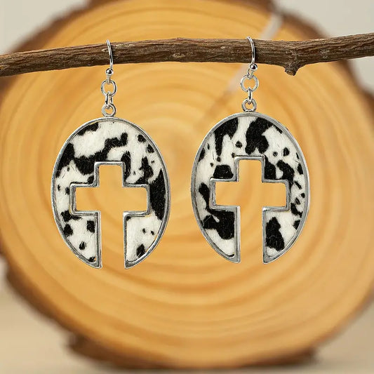 Cross Cutout Earrings