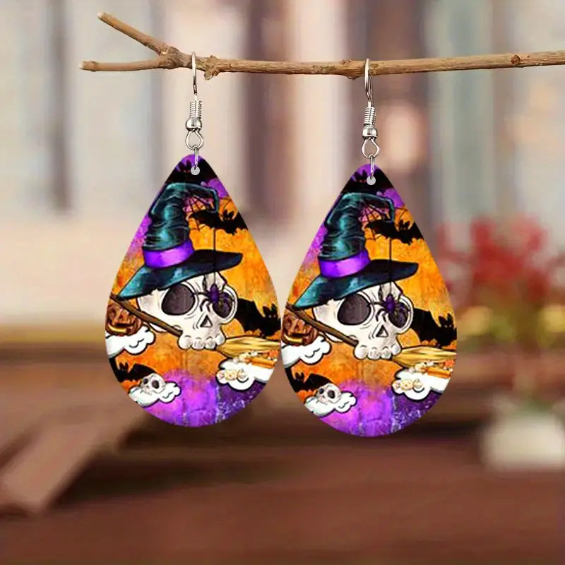 Spooky Teardrop Earrings