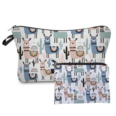 2 Pc Cosmetic Bag Set