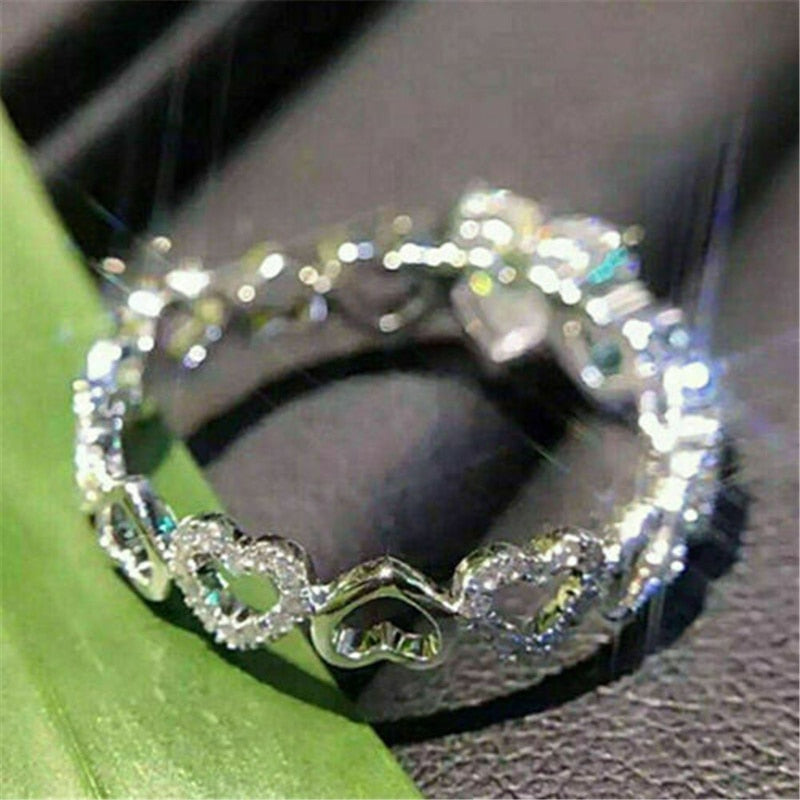 Linked Hearts Ring