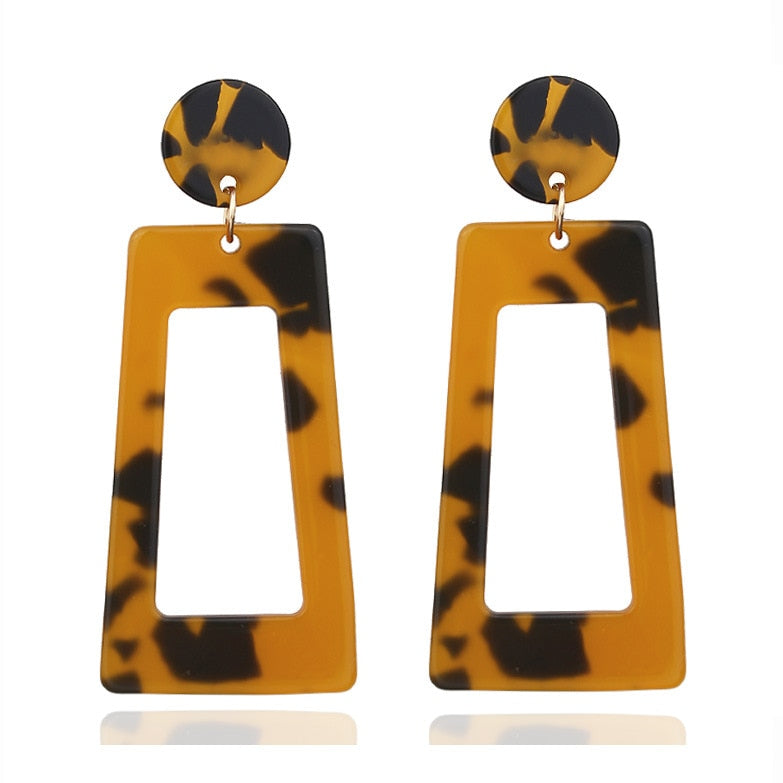 Geometric Acrylic Earrings