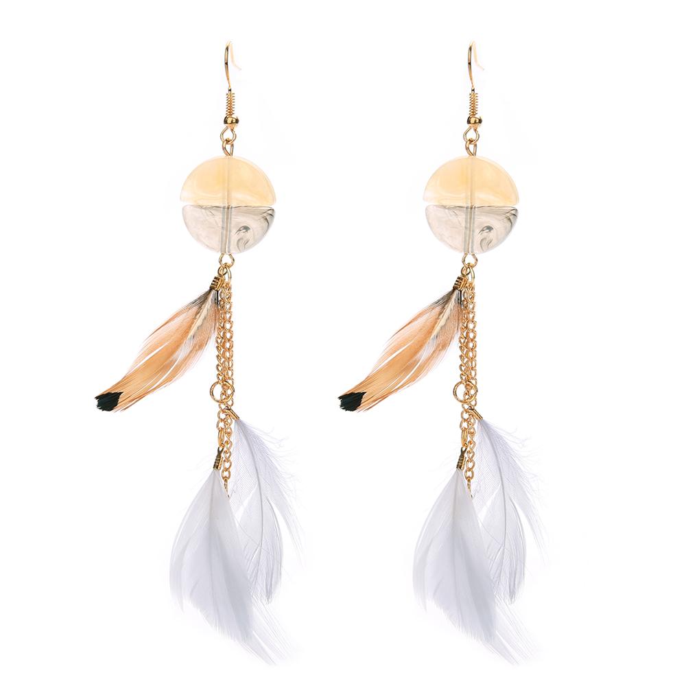 Bohemian Feather Earrings