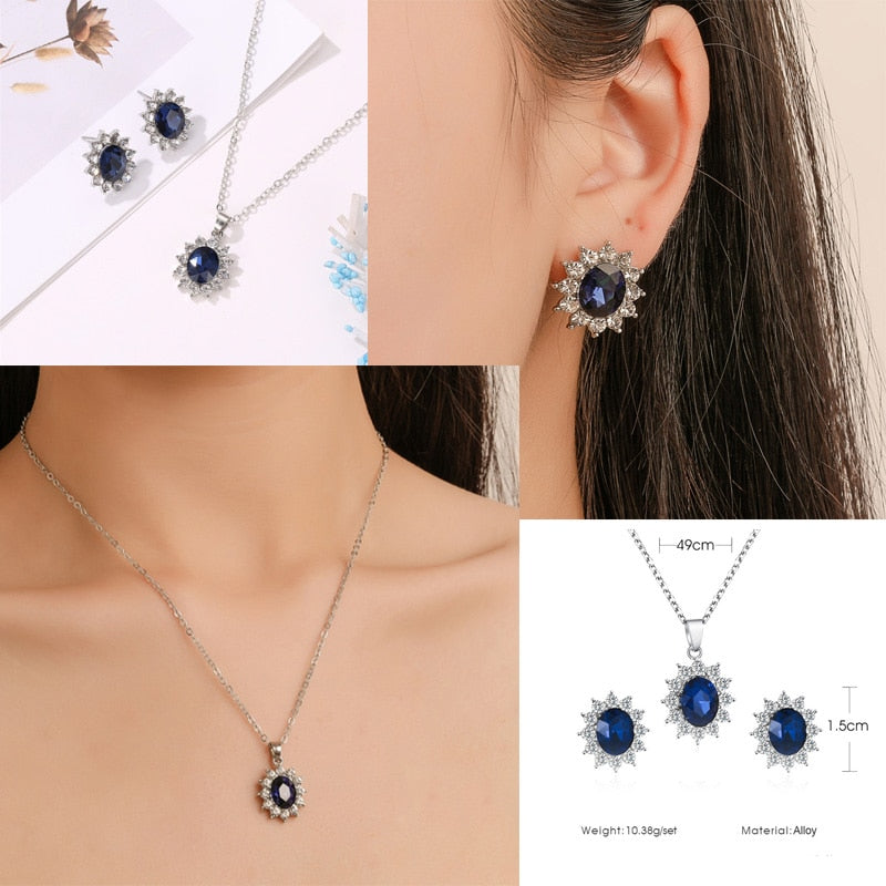 Trendy Fashion Necklace Set