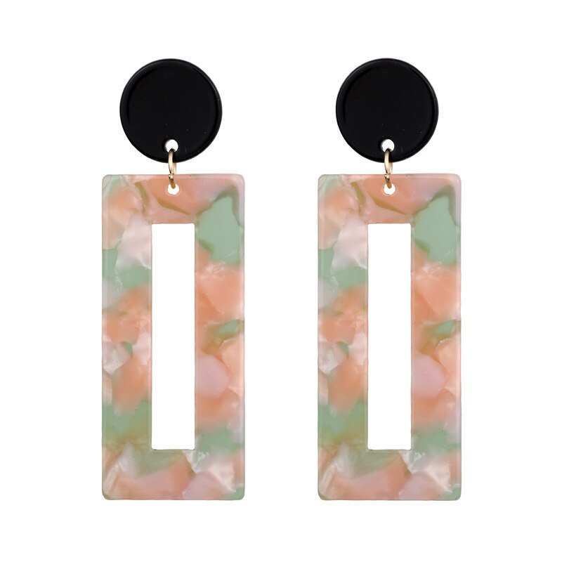 Geometric Acrylic Earrings