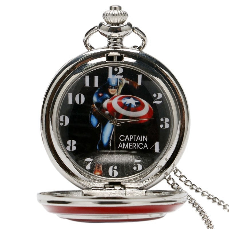 Marvel Captain America Pocket Watch