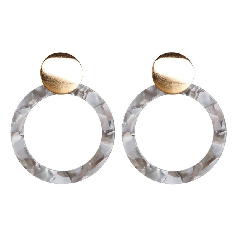 Geometric Acrylic Earrings