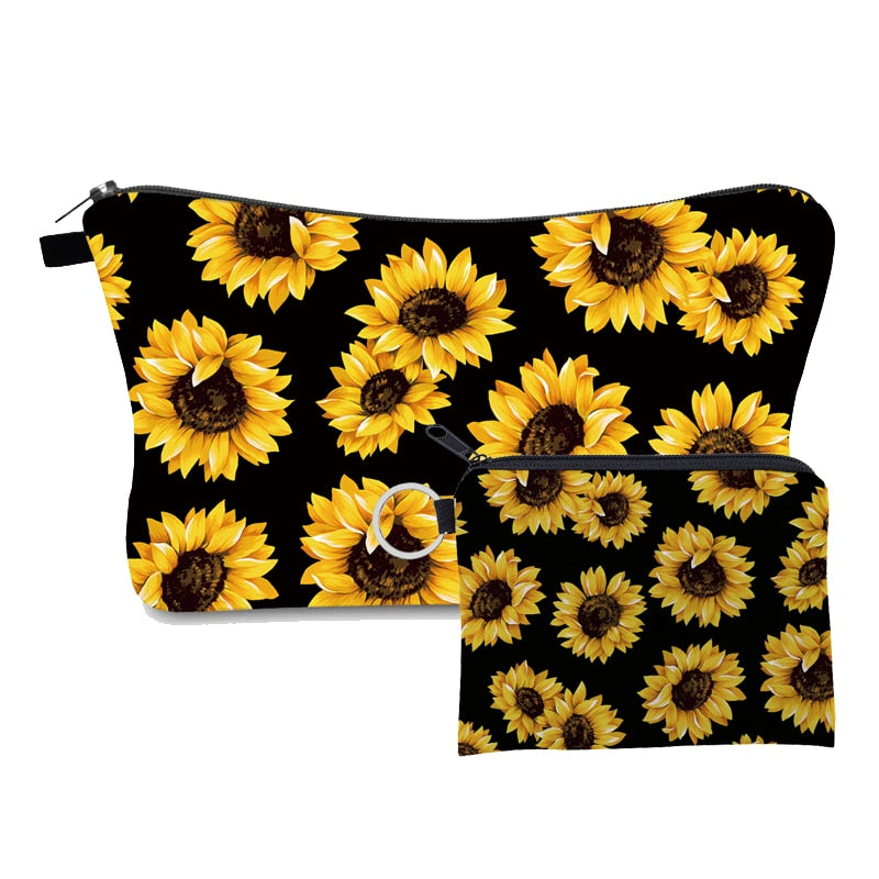 2 Pc Cosmetic Bag Set