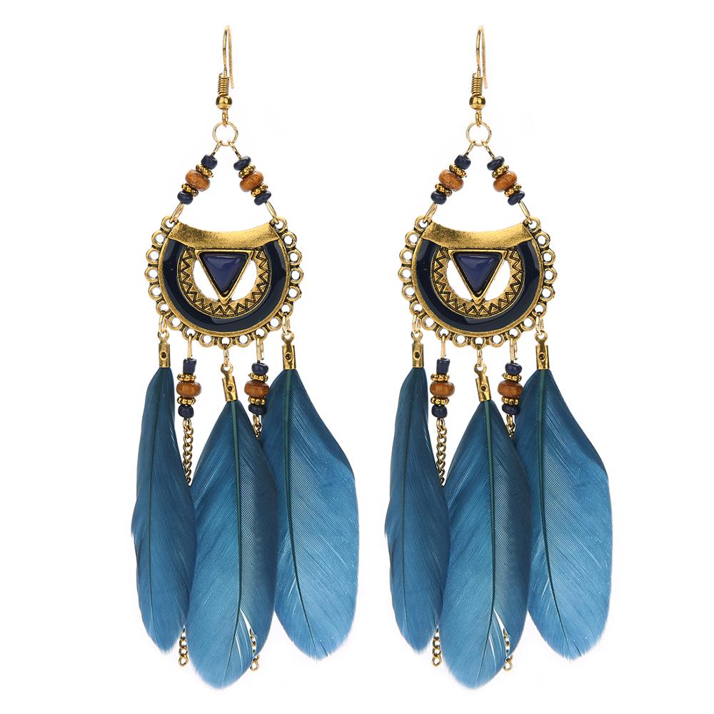 Bohemian Feather Earrings