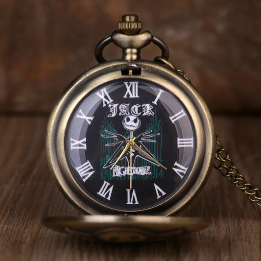 Nightmare Before Christmas Logo Pocket Watch