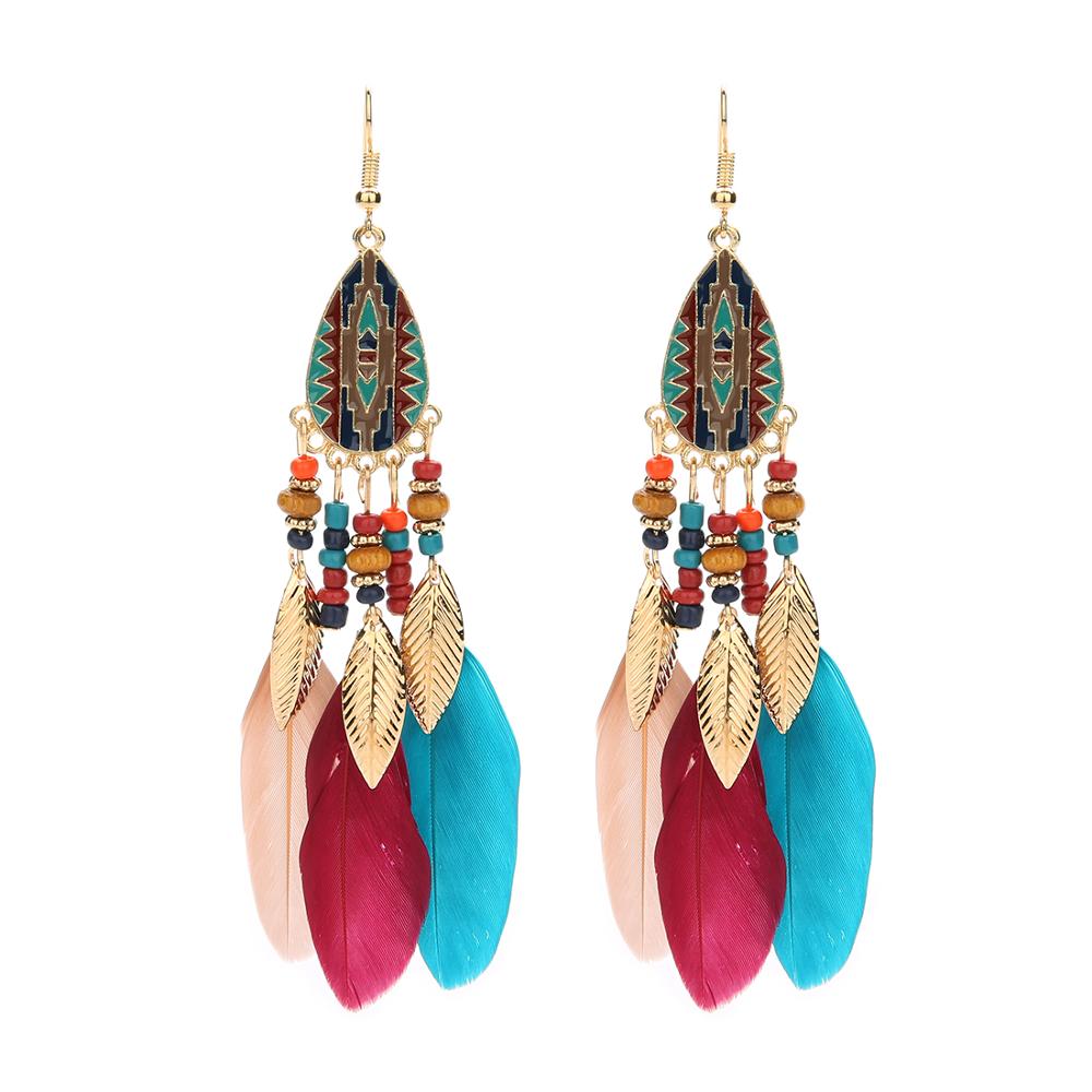 Bohemian Feather Earrings