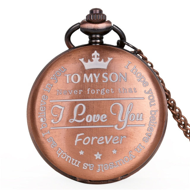 To My Son/Grandson Pocket Watch