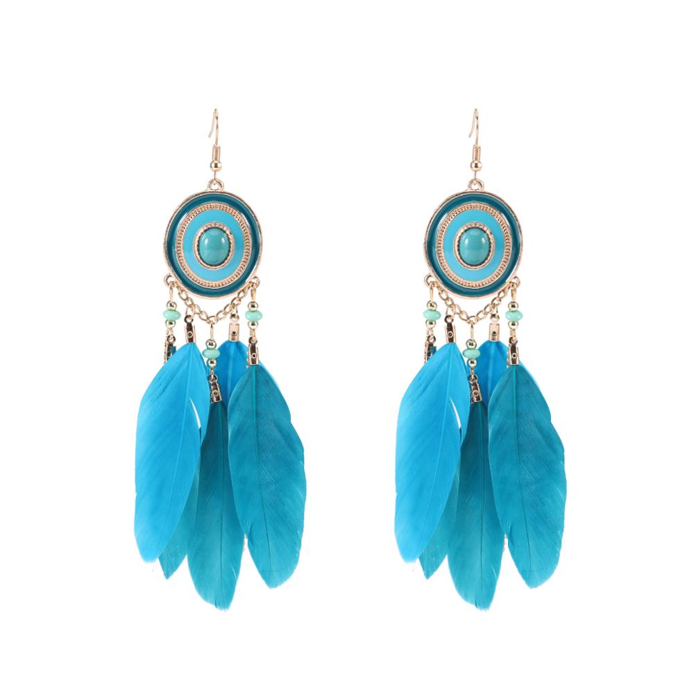 Bohemian Feather Earrings