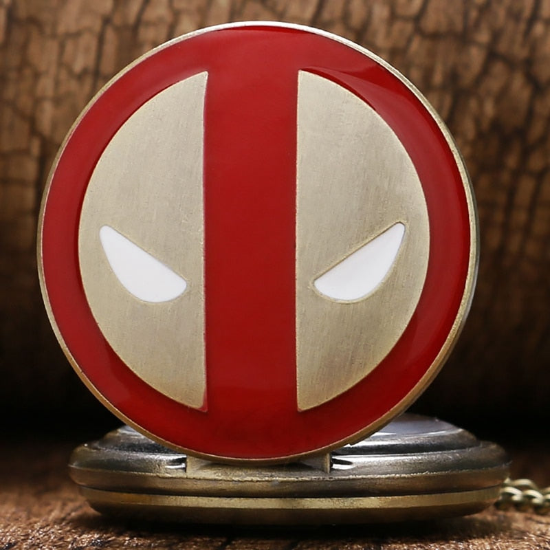 Marvel Deadpool Quartz Pocket Watch