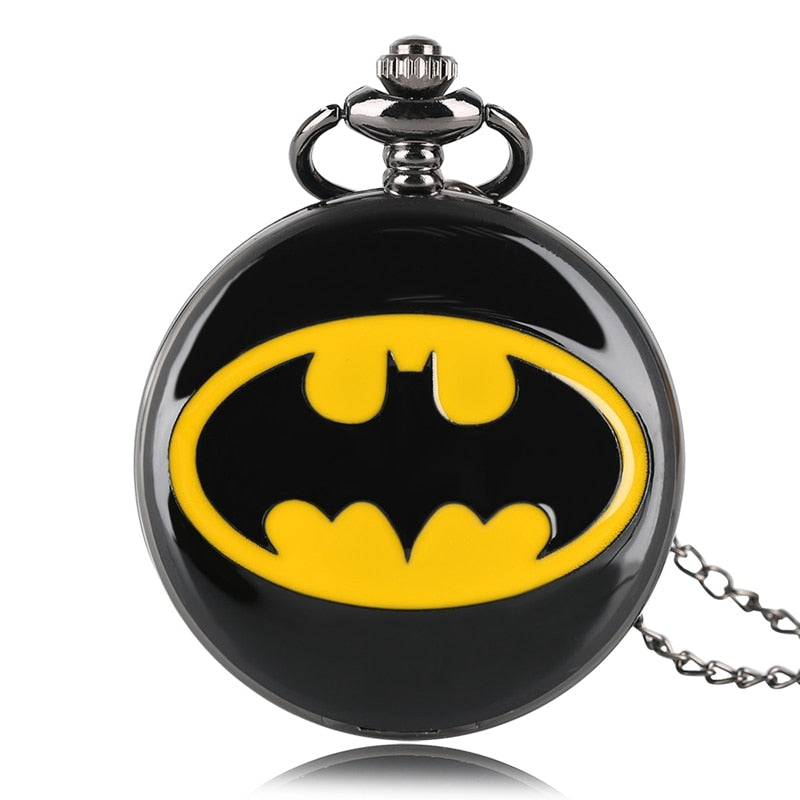 Black and Yellow Batman Logo Quartz Watch