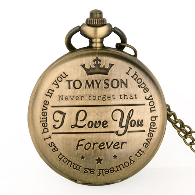 To My Son/Grandson Pocket Watch