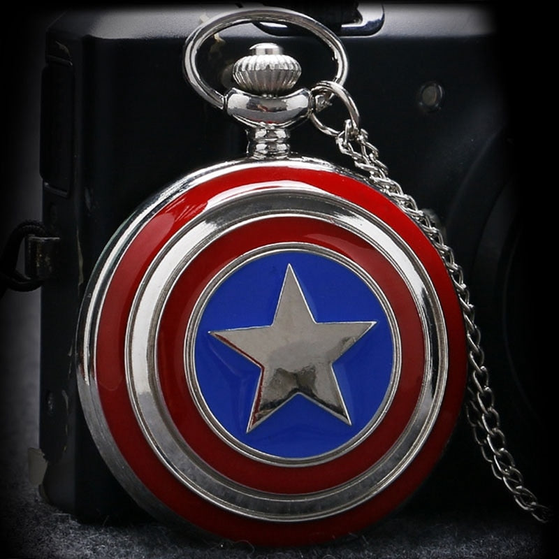 Marvel Captain America Pocket Watch