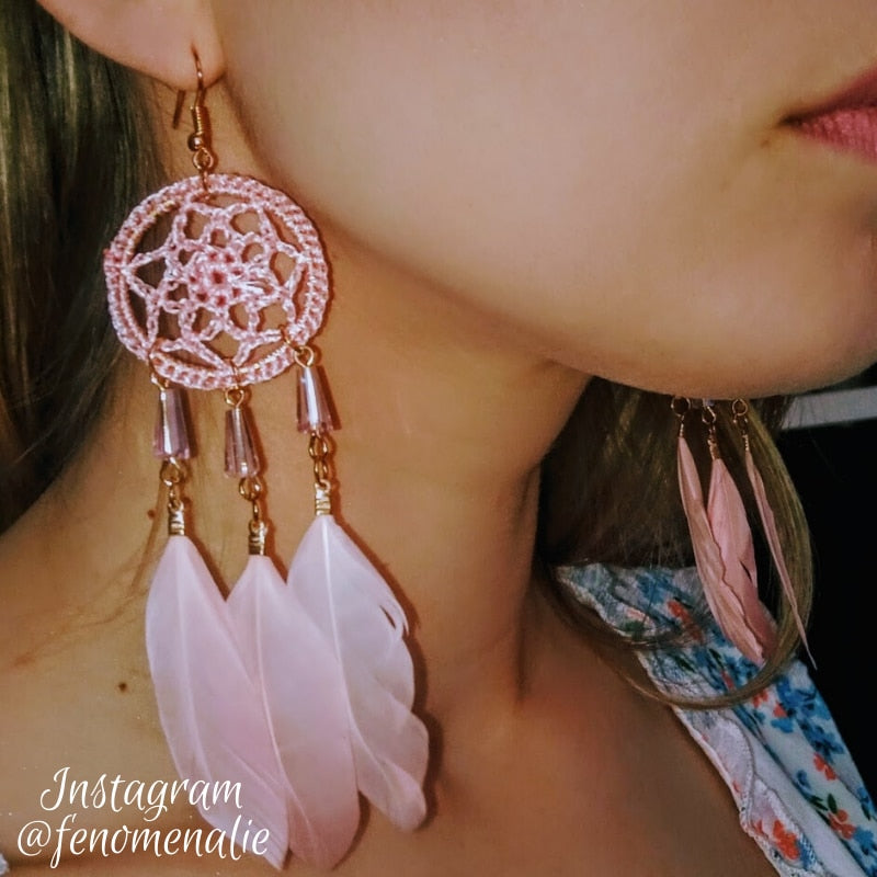 Bohemian Feather Earrings