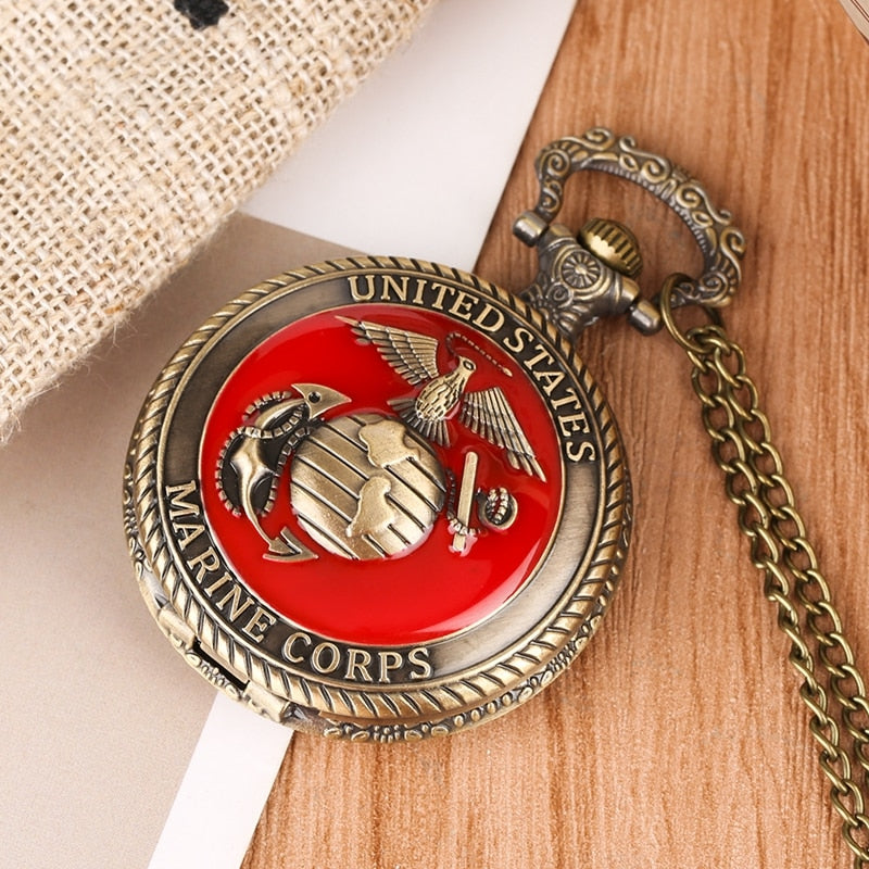 United State Marine Corps Pocket Watch