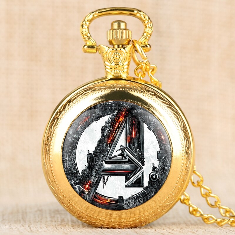 Marvel Avengers Logo Pocket Watch