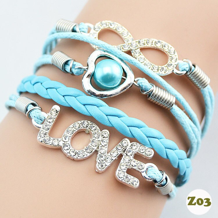 Stacked Love Infinity Bracelet