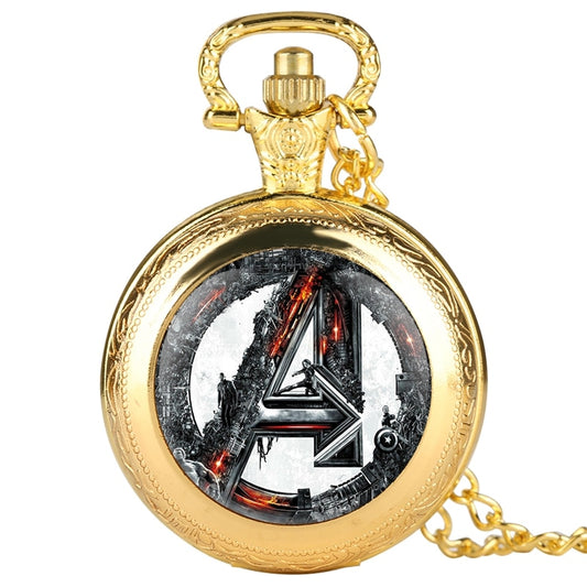 Marvel Avengers Logo Pocket Watch