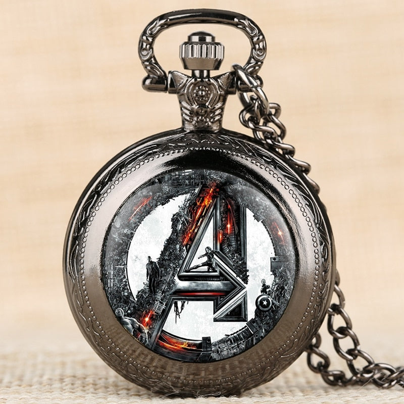 Marvel Avengers Logo Pocket Watch