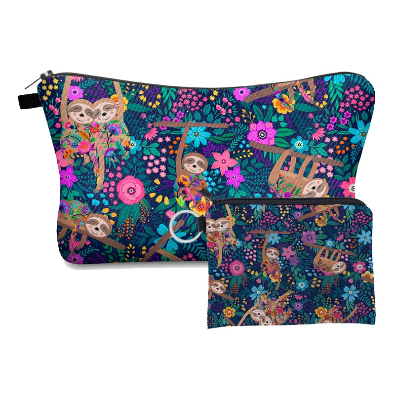 2 Pc Cosmetic Bag Set