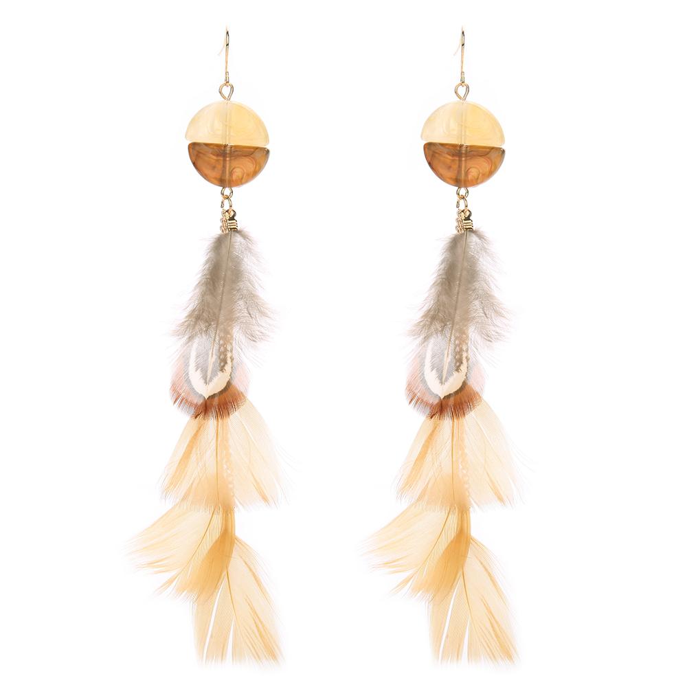 Bohemian Feather Earrings