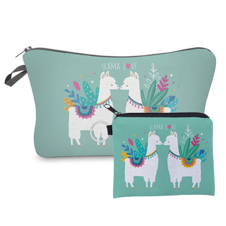 2 Pc Cosmetic Bag Set