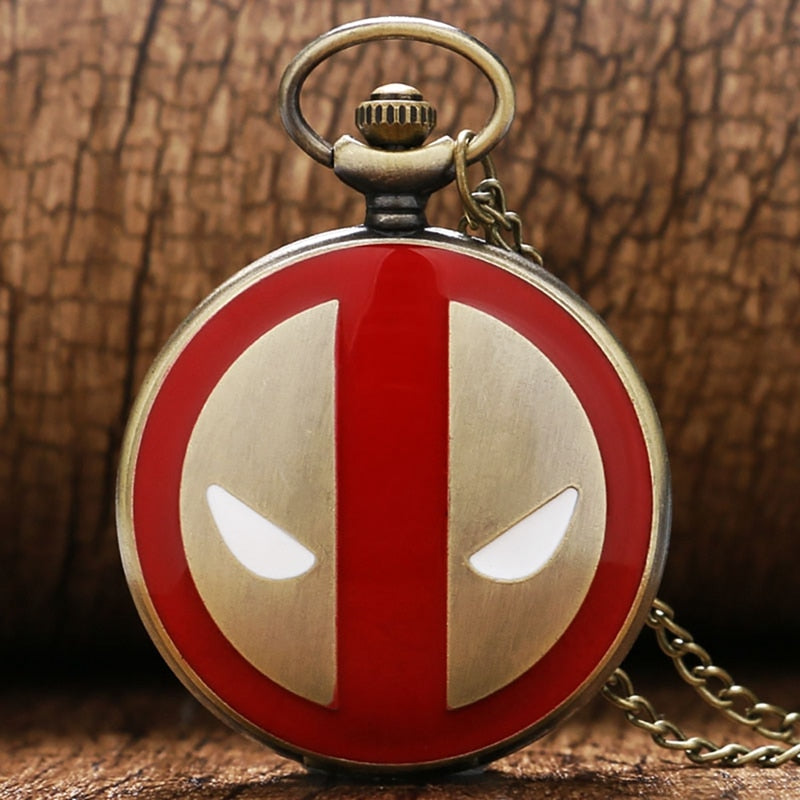 Marvel Deadpool Quartz Pocket Watch