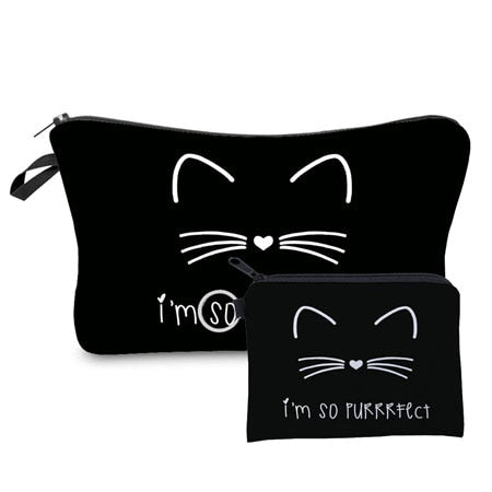 2 Pc Cosmetic Bag Set