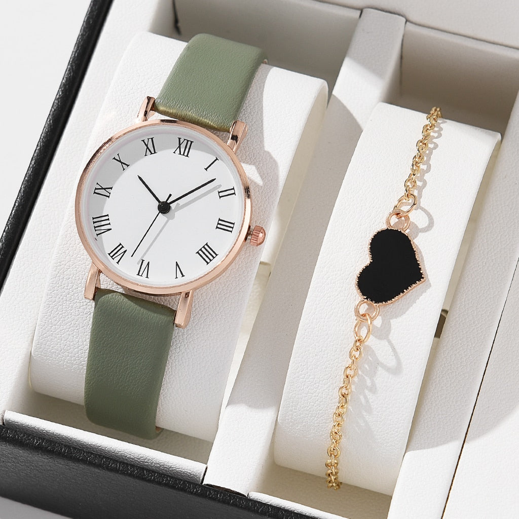 5/2PCS Quartz Watch Set