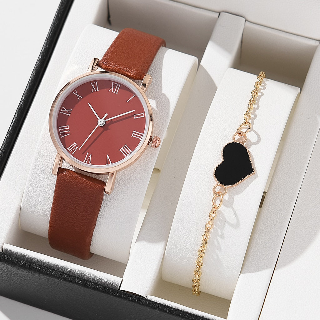 5/2PCS Quartz Watch Set