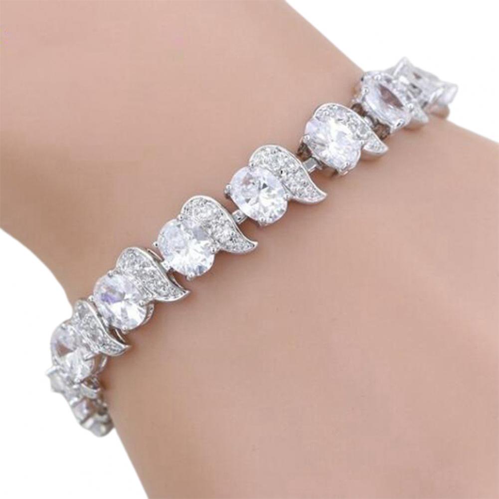 Colored Rhinestone Tennis Bracelet