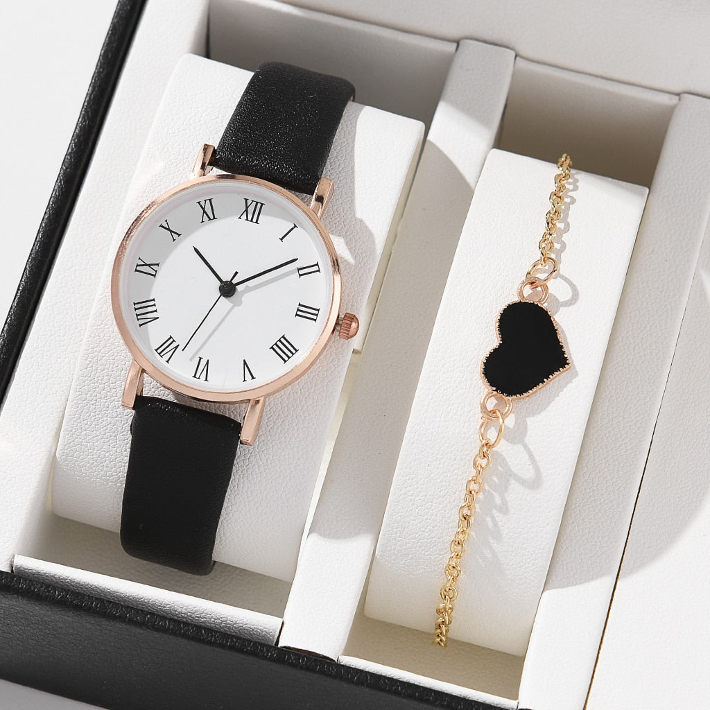 5/2PCS Quartz Watch Set