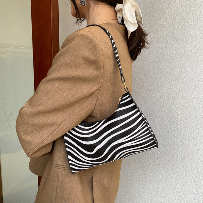 Animal Print Shoulder Bag