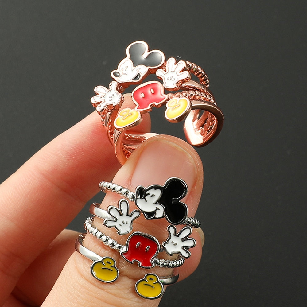 Multi Layer Cartoon Open Ring