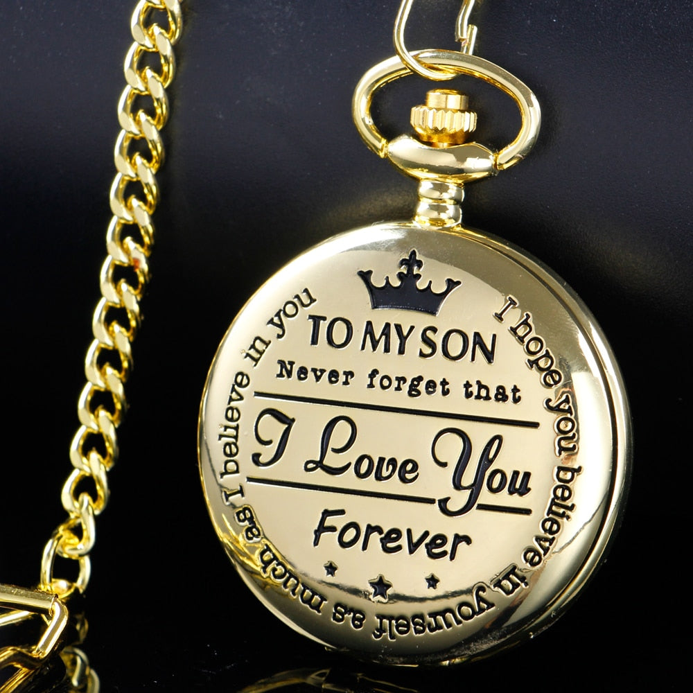 To My Son/Grandson Pocket Watch