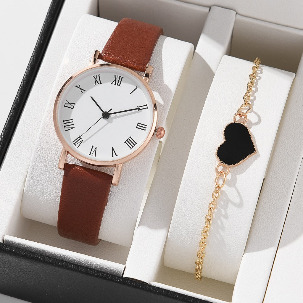 5/2PCS Quartz Watch Set