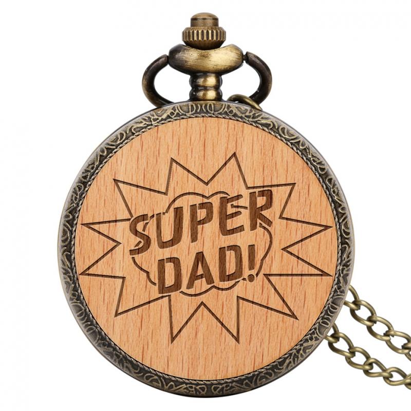 Dear Dad Quartz Pocket Watch