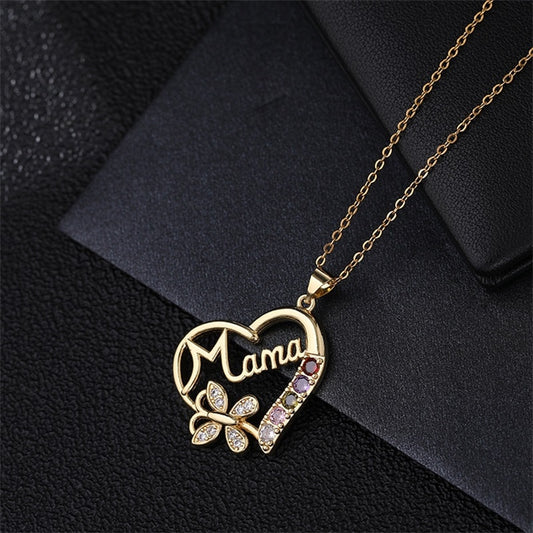 Mama Heart Necklace