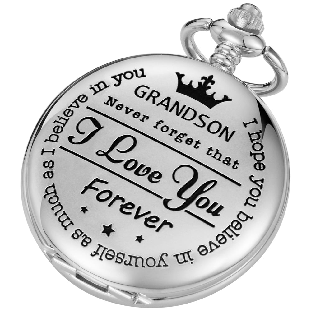 To My Son/Grandson Pocket Watch