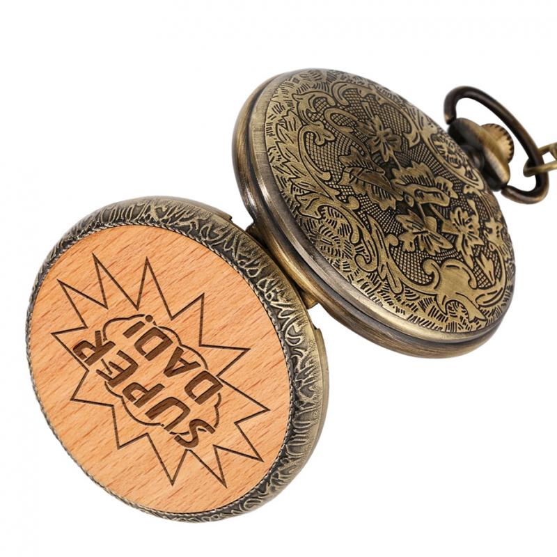 Dear Dad Quartz Pocket Watch